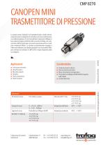 CANOPEN MINI TRASMETTITORE DI PRESSIONE CMP 8270 - 1