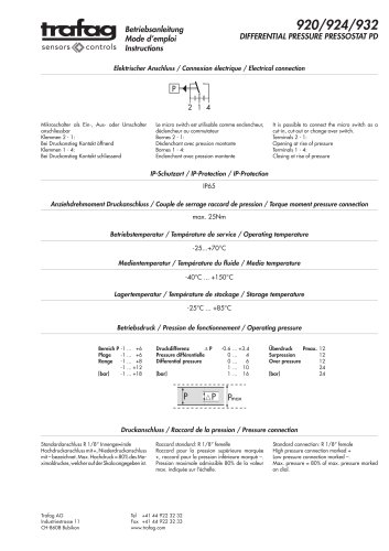 Instruction PD 920/924/932