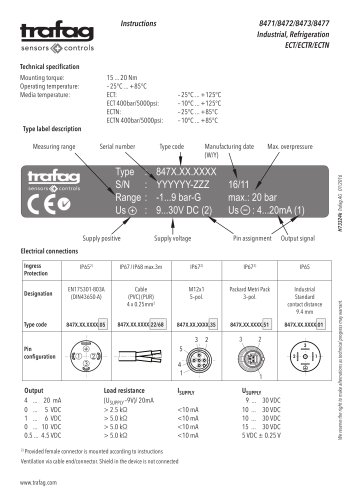 Istruzioni per l’uso ECT 8472