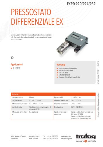 Scheda tecnica EXPD 920/924/932