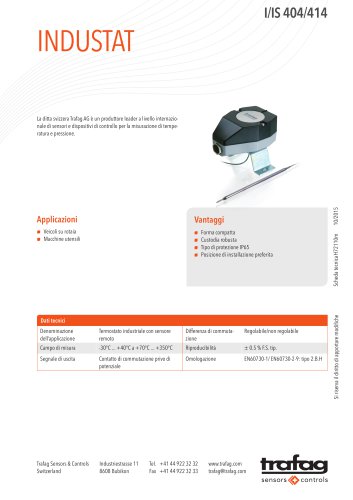 Scheda tecnica I/IS 404/414