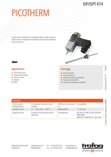 Scheda tecnica ISP/ISPT 474