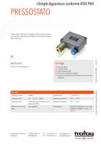 Scheda tecnica «Simple Apparatus» conformity to ATEX 904 - 1