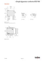 Scheda tecnica «Simple Apparatus» conformity to ATEX 904 - 4