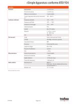 Scheda tecnica «Simple Apparatus» conformity to ATEX 924 - 3