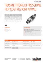 TRASMETTITORE DI PRESSIONE PER COSTRUZIONI NAVALI NAE 8256