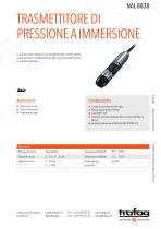 TRASMETTITORE DI PRESSIONE A IMMERSIONE NAL 8838 - 1