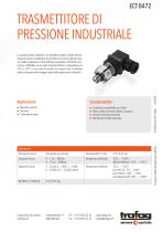 TRASMETTITORE DI PRESSIONE INDUSTRIALE ECT 8472 - 1