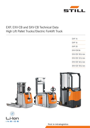 EXP, EXV-CB and SXV-CB