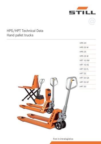 HPS/HPT Technical Data