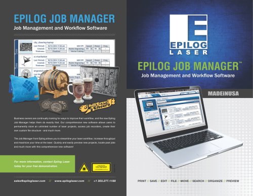 Job Manager Flyer