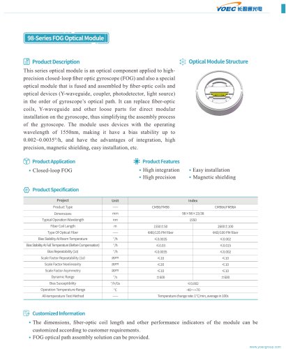 98-Series FOG Optical Module