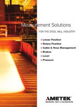 Measurment solutions for the steel mill industry