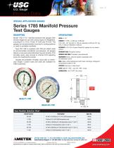 Series 1785 Manifold Pressure Test Gauges