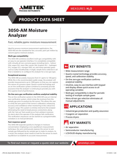 3050-AM Moisture Analyzer