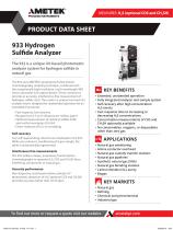 933 Hydrogen Sulfide Analyzer