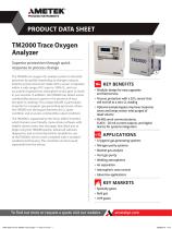 TM2000 Trace Oxygen Analyzer