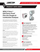 WDG-V Zone 1EXd Flame-Proof Flue Gas Oxygen & Combustion Analyzer