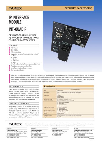 IP INTERFACE MODULE INT-QUADIP