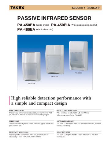 PASSIVE INFRARED SENSOR