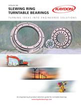 Catalog 390 Kaydon Slewing Ring / Turntable Bearing Catalog