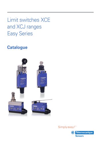 Limit switches XCE and XCJ ranges Easy Series