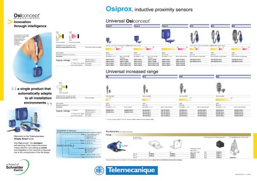 Telemecanique Osiprox Inductive Brochure