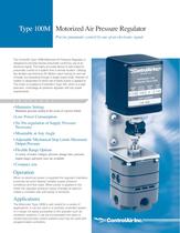 T100M Motorized Precision Air Pressure Regulator