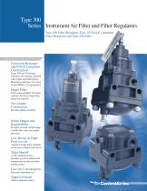 Type 300 Series - Instrument Air Filter and Filter Regulator