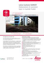 Leica Cyclone SURVEY Data Sheet