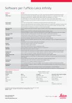 Leica Infinity Data Sheet - 2