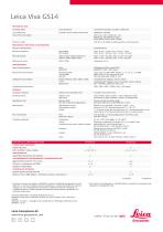 Leica Viva GS14 Data Sheet - 2