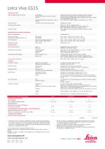 Leica Viva GS15 Data Sheet - 2