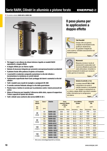 RARH-Series Hollow Plunger Cylinders