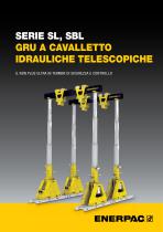 SERIE SL, SBL GRU A CAVALLETTO   IDRAULICHE TELESCOPICHE