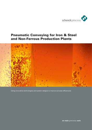 Pneumatic Conveying for Iron & Steel and Non-Ferrous