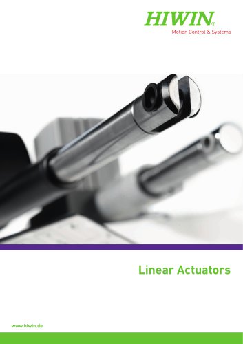 Catalogue Linear actuators