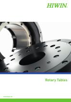 Catalogue Rotary tables