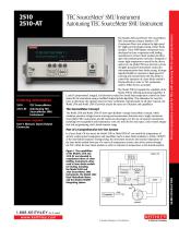 2510 2510-AT TEC SourceMeter® SMU Instrument Autotuning TEC SourceMeter SMU Instrument