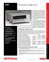 6487 Picoammeter/ Voltage Source