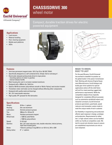 CHASSISDRIVE 300  wheel motor