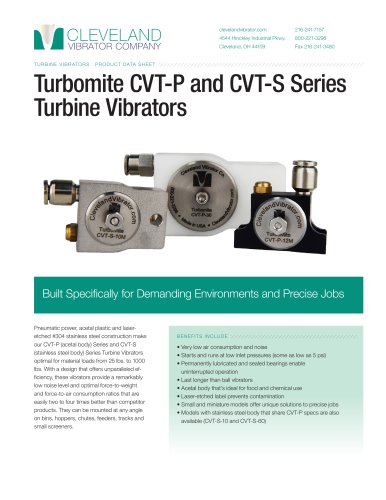 CVT-P-S Turbine Vibrators