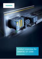 Product overview forSIMATIC S7-1500