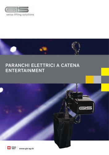 PARANCHI ELETTRICI A CATENA ENTERTAINMENT