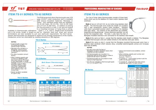 Thermocouple Series