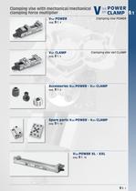 Clamping equipments "Vise POWER" and "Vari CLAMP"