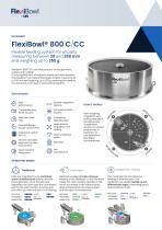 FlexiBowl® 800 C/CC