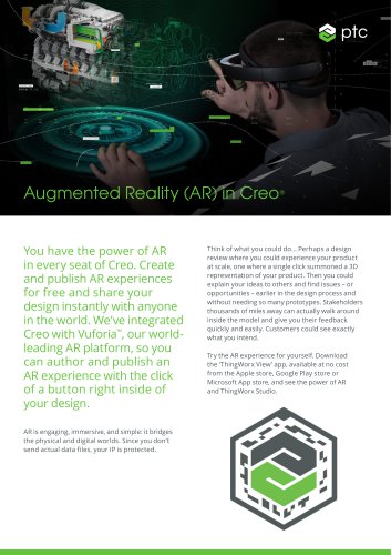 Creo Augmented Reality