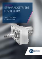 Spur gear E-S80-O-DM Flyer