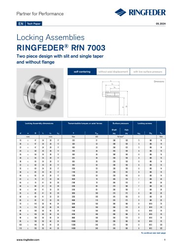 Locking Assemblies